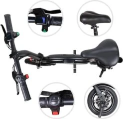 Windgoo B3 Mini-scooter - Opvouwbare Fiets - Zwart -Velo Pour Tous 1200x1156 1