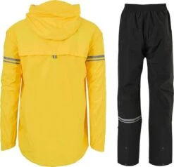 AGU Original Regenpak Essential - Geel/Zwart - XXL - Dames & Heren - Waterdicht & Ademend -Velo Pour Tous 1200x1156 13