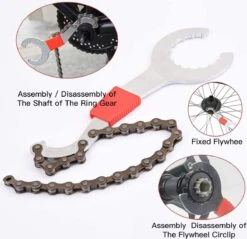 Merkloos Professionele Cassette Afnemer En Kettingzweep - Complete Set -Velo Pour Tous 1200x1159 9