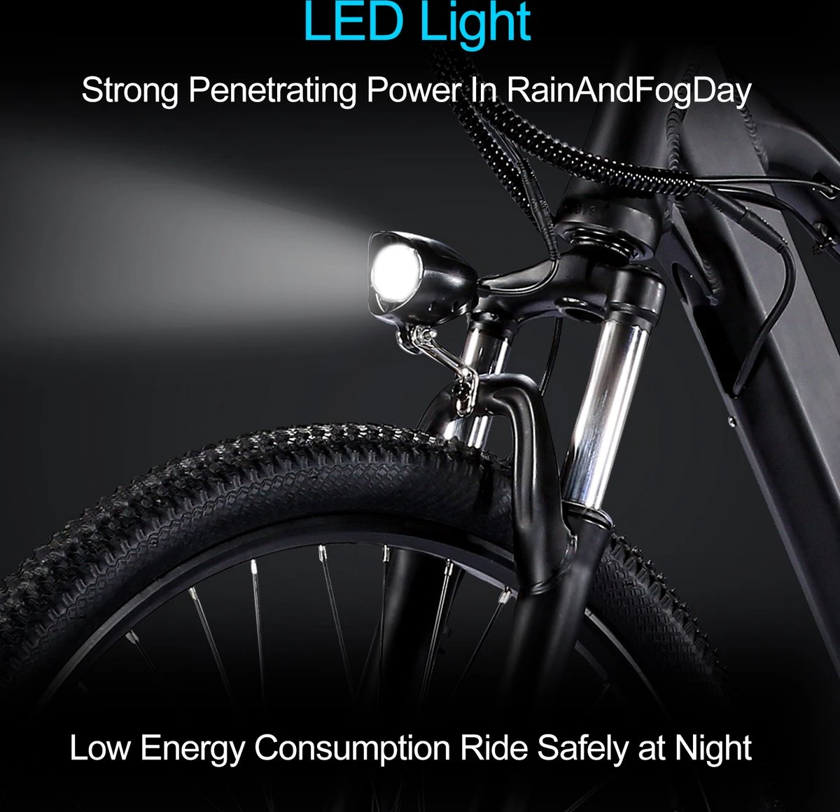 Elektrische Fiets Off-Road | E-Fietsen | Electric Mountain Bike | E-bike | 250W Motor | 26 Inch | Zwart BK7 6 Elektrische Fiets Off-Road | E-Fietsen | Electric Mountain Bike | E-bike | 250W Motor | 26 Inch | Zwart BK7 – Image 6