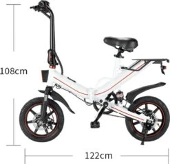 OUXI - V5 - 16 Inch - Elektrische Fiets - E Bike - Elektrische Vouwfiets - APP IOS/ Android - 500W Motor - 15Ah Lithuim Ion Batterij - Zwart -Velo Pour Tous 1200x1160 5