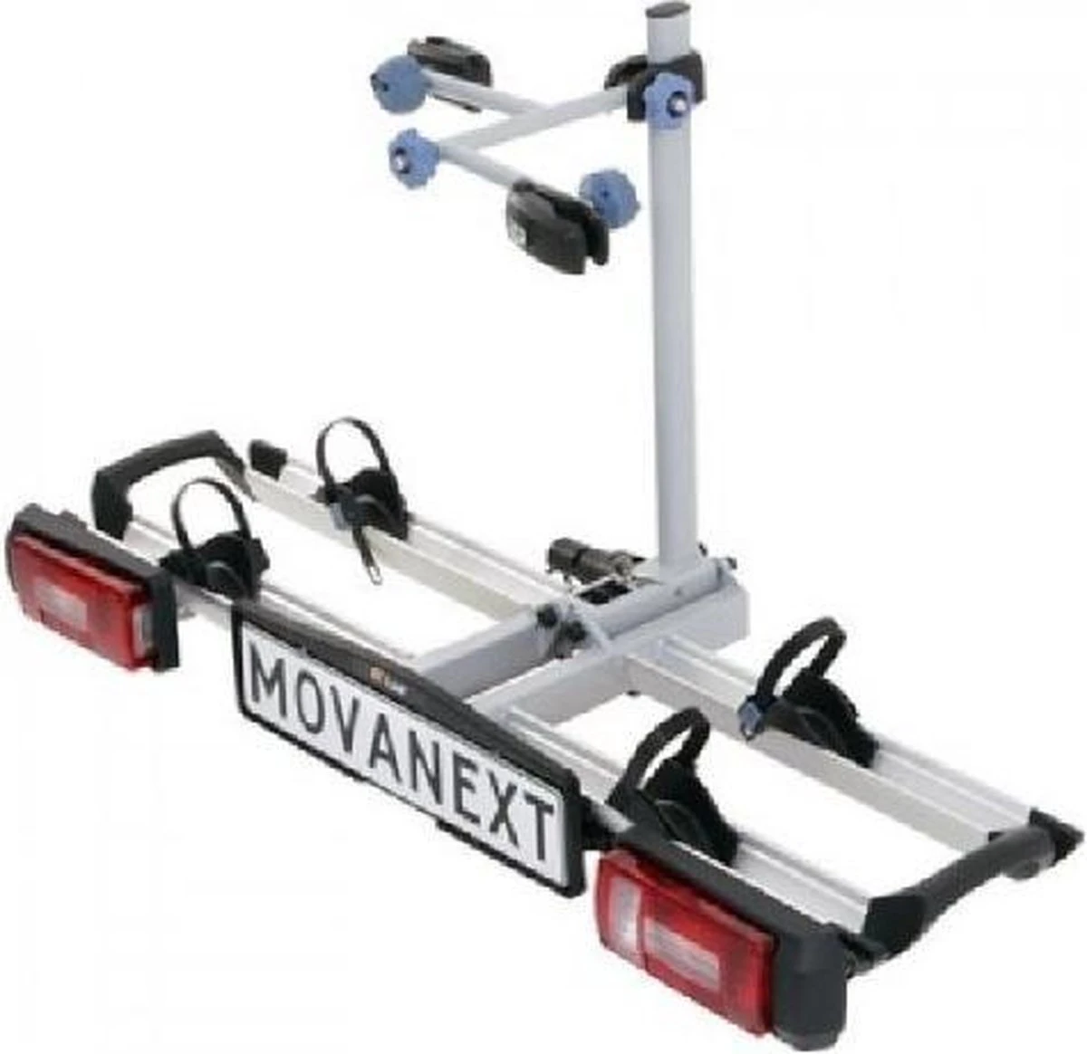 Dr. MovaNext Lux - Fietsendrager - 2 Fietsen - Trekhaak - 13 Polig - Opklapbaar 1 Dr. MovaNext Lux - Fietsendrager - 2 Fietsen - Trekhaak - 13 Polig - Opklapbaar