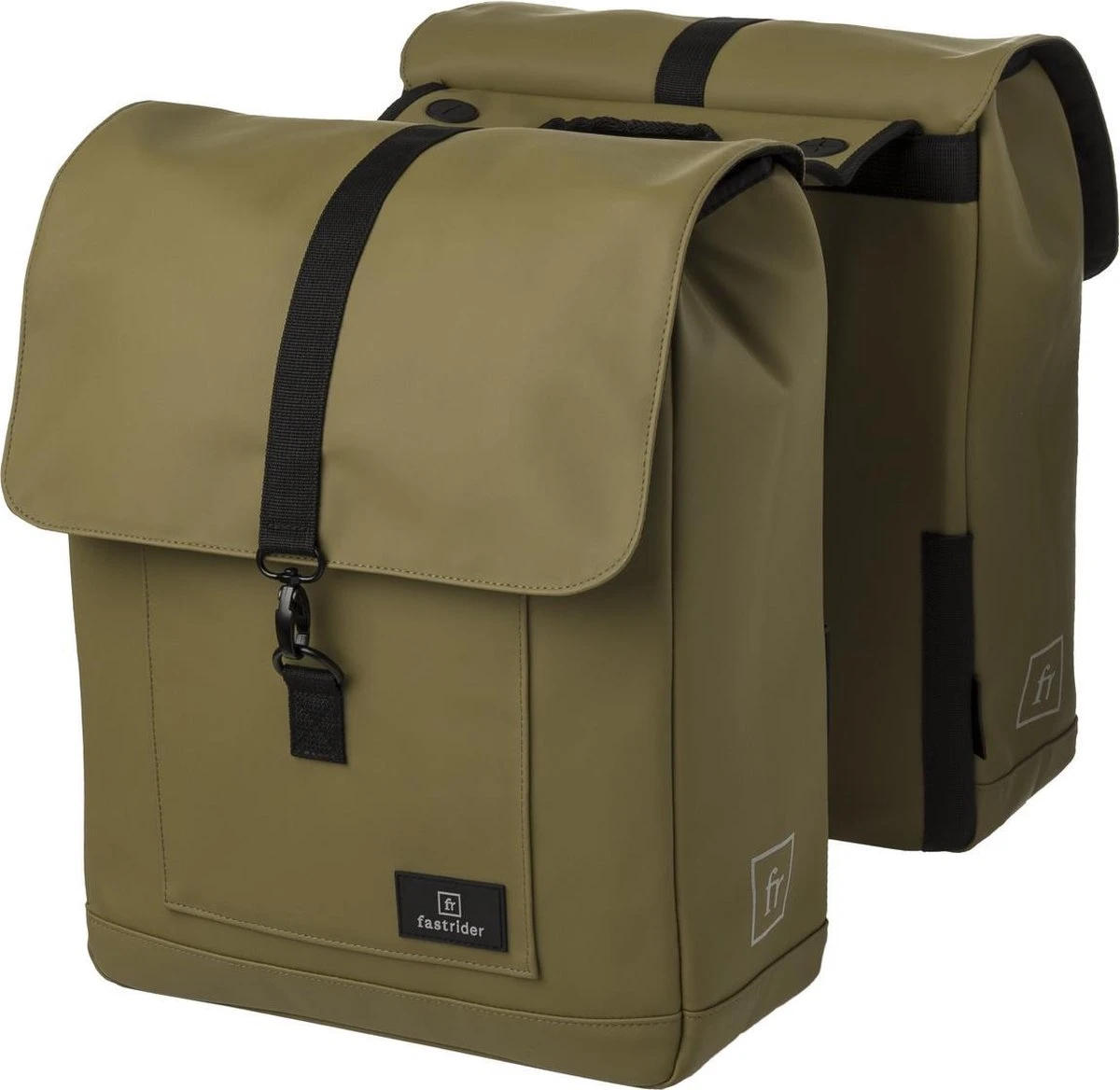 Fastrider Jaxx II Dubbele Fietstas Basics MIK - Groen - 28 L 1 Fastrider Jaxx II Dubbele Fietstas Basics MIK - Groen - 28 L