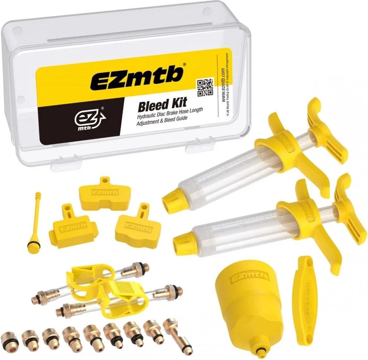 Ontluchtingsset EZmtb Special 2022 - Incl. Metalen Adapters En Nieuw Model Trechter 2 Ontluchtingsset EZmtb Special 2022 - Incl. Metalen Adapters En Nieuw Model Trechter – Image 2