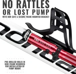 PRO BIKE TOOL Mini Luchtpomp Fiets, Fietspomp Voor Alle Ventielen (Presta & Schrader), Hoge Druk Tot 6,9 Bar / 100 PSI, Betrouwbare, Compacte & Lichtgewicht Framepomp, Pomp Voor Racefiets & Mountainbike. 9 PRO BIKE TOOL Mini Luchtpomp Fiets, Fietspomp Voor Alle Ventielen (Presta & Schrader), Hoge Druk Tot 6,9 Bar / 100 PSI, Betrouwbare, Compacte & Lichtgewicht Framepomp, Pomp Voor Racefiets & Mountainbike. -Velo Pour Tous 1200x1174 7