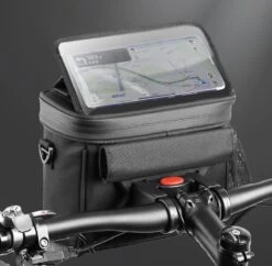 Stuurtas Fiets - Telefoonhouder Fiets - GSM Houder Fiets - Afneembaar - Touchscreen - Bidonhouder - Zwart 9 Stuurtas Fiets - Telefoonhouder Fiets - GSM Houder Fiets - Afneembaar - Touchscreen - Bidonhouder - Zwart -Velo Pour Tous 1200x1177 4