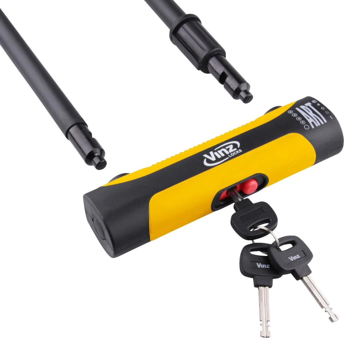 VINZ Grivola Beugelslot ART4 / Motorslot / Scooterslot / Fietsslot 26cm 2 VINZ Grivola Beugelslot ART4 / Motorslot / Scooterslot / Fietsslot 26cm – Image 2