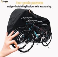 Xclusive-lifestyle® Fietshoes XXL - Universeel - 1 Of 2 Fietsen - Ultra Oxford 420D Zeer Sterk En Extra Dik - Bakfietshoes - Fietscover - Waterdichte PU Coating - Met Opbergtas En Zadelhoes -Velo Pour Tous 1200x1188 6