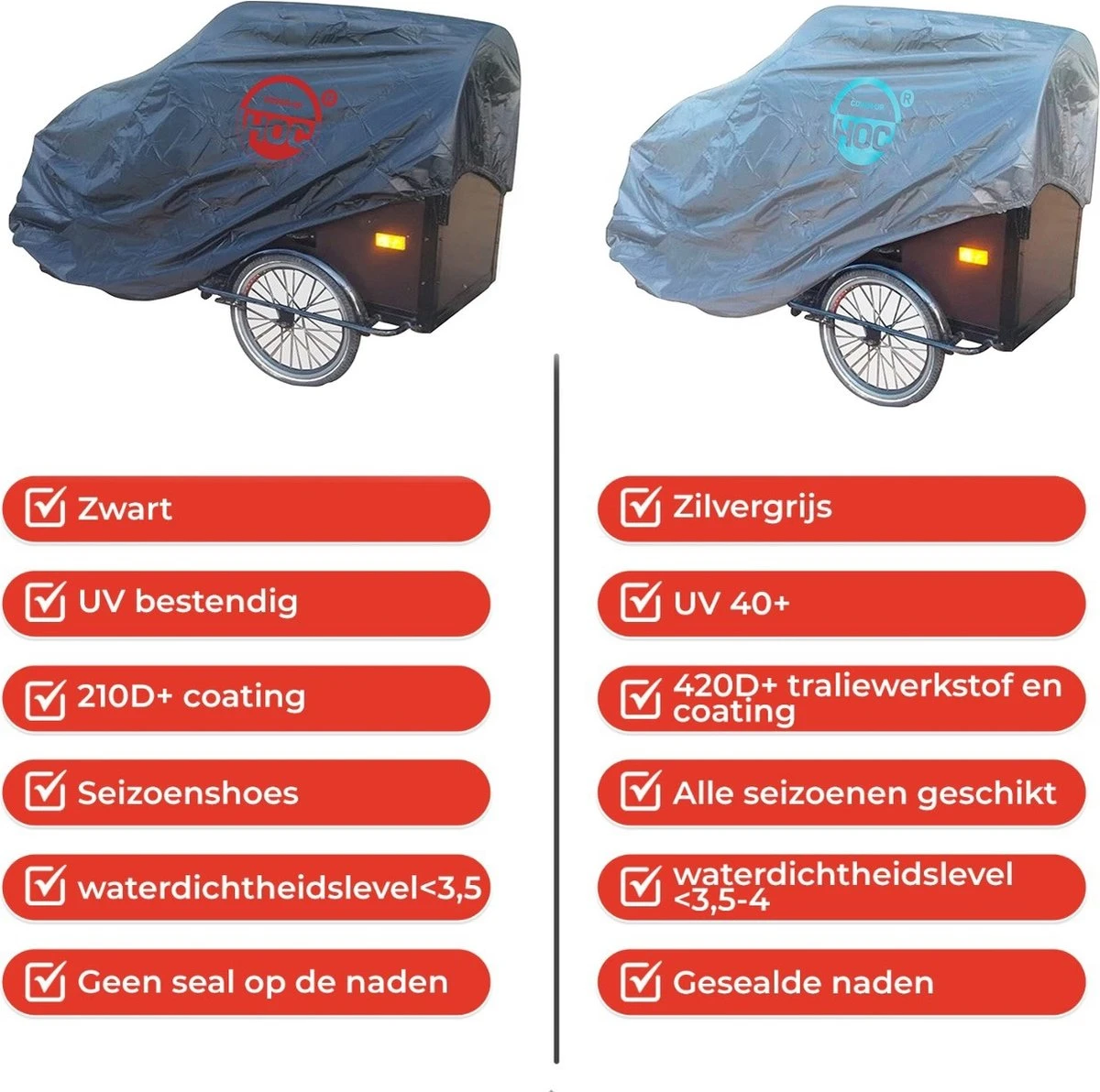 Bakfietshoes Bakfiets (met Huif) - Red Label 5 Bakfietshoes Bakfiets (met Huif) - Red Label – Image 5