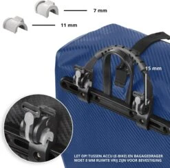 Dutch Mountains Enkele Fietstas | Sterke En 100% Waterdichte Fietstas En Schoudertas In 1 | 24 Liter | Blauw 20 Dutch Mountains Enkele Fietstas | Sterke En 100% Waterdichte Fietstas En Schoudertas In 1 | 24 Liter | Blauw -Velo Pour Tous 1200x1192 8