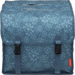 New Looxs Dubbele Fietstas Cameo Double Bag 30 Liter 37 X 12.5 X 33 Cm (2x) - Tara Blue