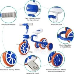 3 In 1 - Multifunctioneel Ombouwbare Kinderdriewieler - Kinder Trike - Peuterfiets - Kinder Fiets - Verstelbaar Zadel - Lichtgewicht - Lefvrije Banden -Ombouwbaar Tot Loopfiets, Driewieler, Tweewieler - Voor Kinderen Van 1-51 Jaar Roze 7 3 In 1 - Multifunctioneel Ombouwbare Kinderdriewieler - Kinder Trike - Peuterfiets - Kinder Fiets - Verstelbaar Zadel - Lichtgewicht - Lefvrije Banden -Ombouwbaar Tot Loopfiets, Driewieler, Tweewieler - Voor Kinderen Van 1-51 Jaar Roze -Velo Pour Tous 1200x1196 1