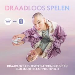 Logitech G705 Aurora - Draadloze Gaming Muis - Bluetooth - Wit -Velo Pour Tous 1200x1198 23