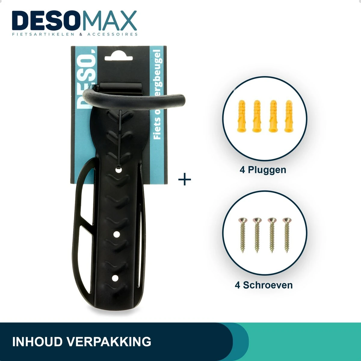 Fiets Ophangsysteem Ophangbeugel En Muurbeugel DesoMax® Muurhaak - Muurbevestiging Voor Met De Wiel Aan De Muur - Wandhouder - Fietshaak 7 Fiets Ophangsysteem Ophangbeugel En Muurbeugel DesoMax® Muurhaak - Muurbevestiging Voor Met De Wiel Aan De Muur - Wandhouder - Fietshaak – Image 7