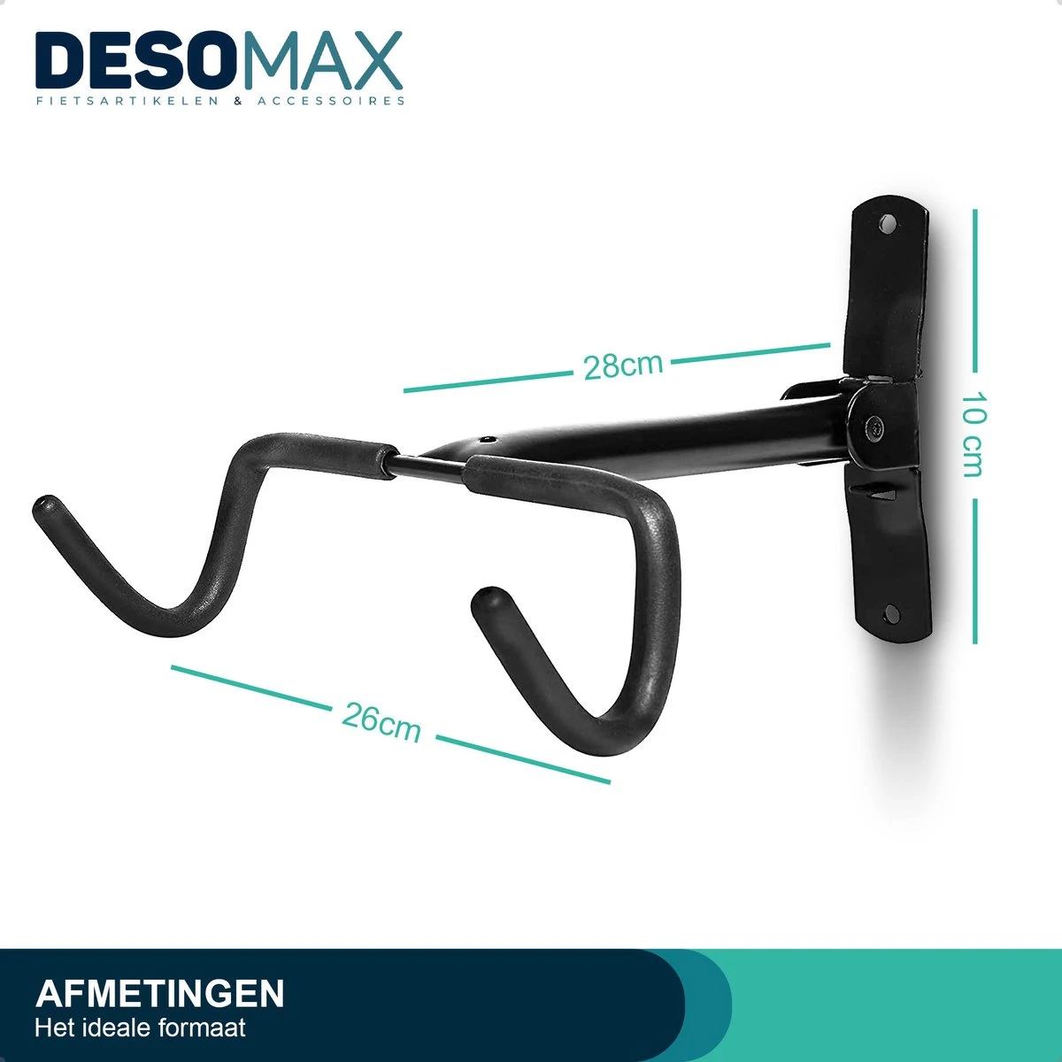 Fiets Ophangsysteem Ophangbeugel En Muurbeugel DesoMax® Muurhaak - Muurbevestiging Voor Het Frame - Wandhouder 8 Fiets Ophangsysteem Ophangbeugel En Muurbeugel DesoMax® Muurhaak - Muurbevestiging Voor Het Frame - Wandhouder – Image 8