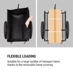 Klarfit Cargo Bull Aanhangwagen - Bagagefietskar - Fietsaanhanger - 50 Liter Laadruimte - 16" Luchtbanden - Voor Max. 40 Kg Lading 11 Klarfit Cargo Bull Aanhangwagen - Bagagefietskar - Fietsaanhanger - 50 Liter Laadruimte - 16" Luchtbanden - Voor Max. 40 Kg Lading -Velo Pour Tous 1200x1200 1069
