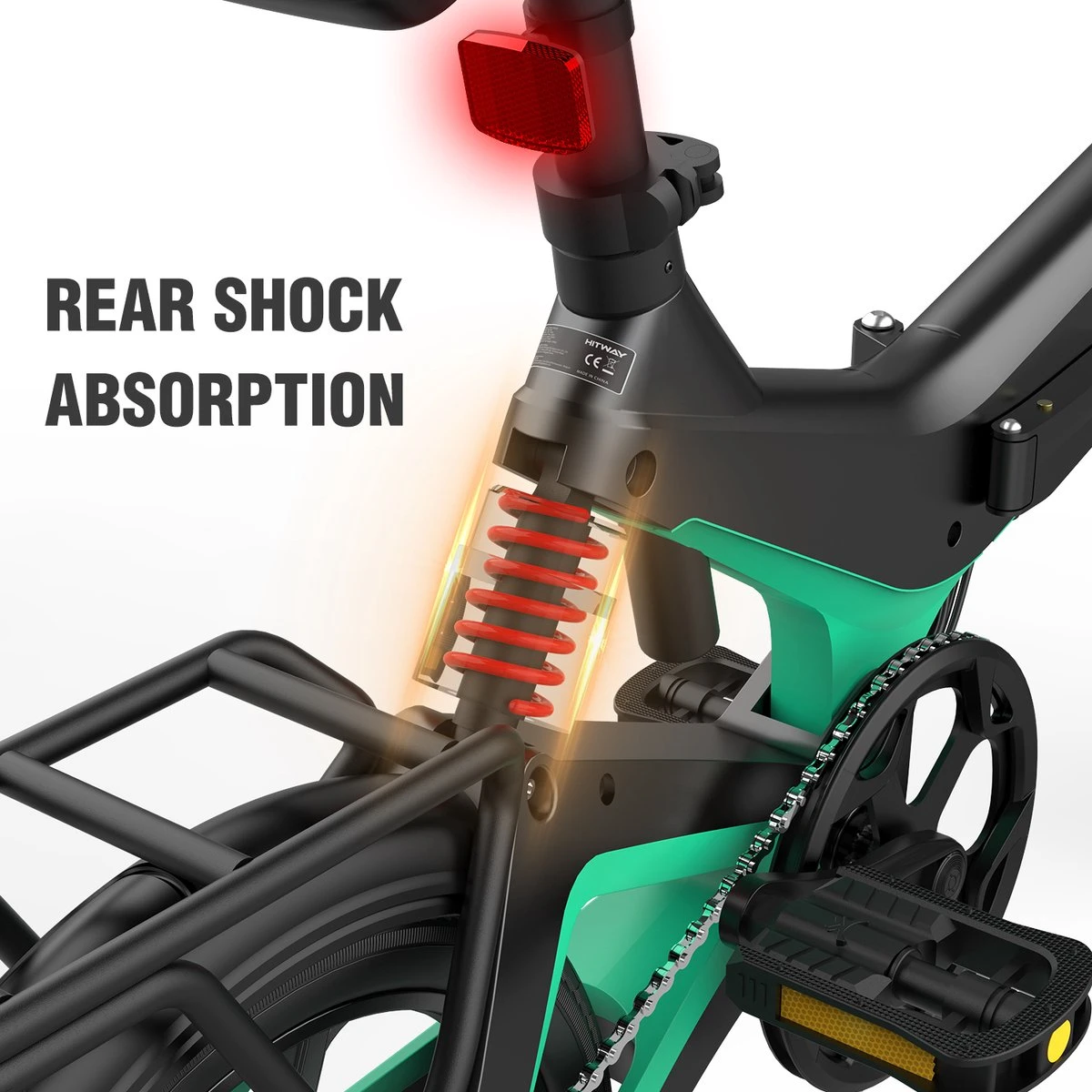 HITWAY Elektrische Fiets - Opvouwbare E-bike - 16 Inch-250W-2023 Model 3 HITWAY Elektrische Fiets - Opvouwbare E-bike - 16 Inch-250W-2023 Model – Image 3
