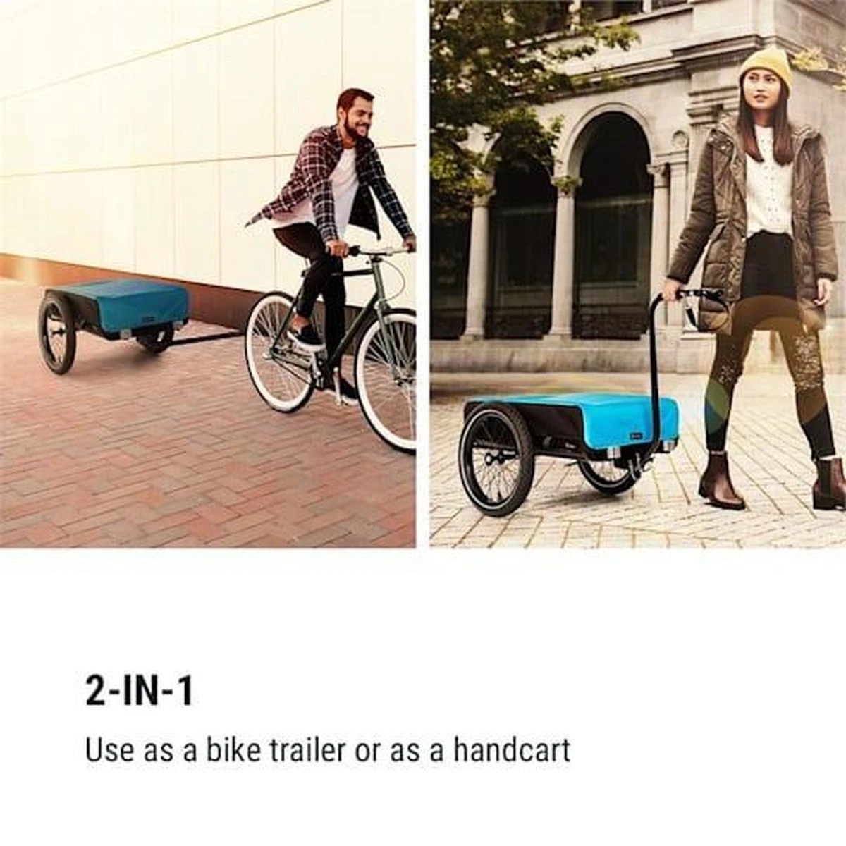 Klarfit Cargo Bull Aanhangwagen - Bagagefietskar - Fietsaanhanger - 50 Liter Laadruimte - 16" Luchtbanden - Voor Max. 40 Kg Lading 6 Klarfit Cargo Bull Aanhangwagen - Bagagefietskar - Fietsaanhanger - 50 Liter Laadruimte - 16" Luchtbanden - Voor Max. 40 Kg Lading – Image 6