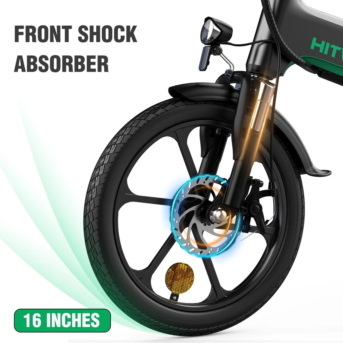 HITWAY Elektrische Fiets - Opvouwbare E-bike - 16 Inch-250W-2023 Model 7 HITWAY Elektrische Fiets - Opvouwbare E-bike - 16 Inch-250W-2023 Model – Image 7