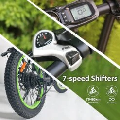 Merkloos Windgoo E20 Urban- Elektrische Fiets - E-bike - 20Inch - 12.5Ah - APP - Fat Tire - 7 Speed Shimano -Velo Pour Tous 1200x1200 115