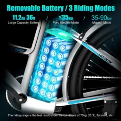 Hitway Elektrische Fiets | E-bike Damesfiets | 26 Inch | 250W Motor | Wit 13 Hitway Elektrische Fiets | E-bike Damesfiets | 26 Inch | 250W Motor | Wit -Velo Pour Tous 1200x1200 127