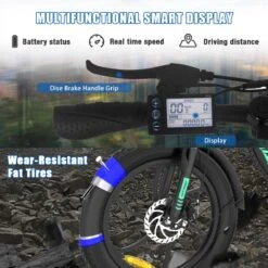 HITWAY Elektrische Fiets - E-Bike - 20 Inch- Fatbike - 250 W- Shimano 7 Versnellingen 15 HITWAY Elektrische Fiets - E-Bike - 20 Inch- Fatbike - 250 W- Shimano 7 Versnellingen -Velo Pour Tous 1200x1200 135