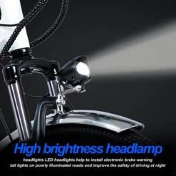 HITWAY 26 Inch E-bike, Elektrische Fiets Voor Heren En Dames, Pedelec Stadsfietsen, 250 W Motor, 36 V/11,2 Ah E-bike, Shimano 7 Versnellingen, 35-90 Km| Wit / Blauw -Velo Pour Tous 1200x1200 18