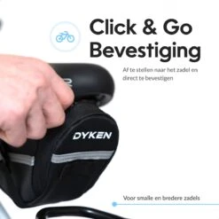 Dyken Zadeltas Fiets – Waterbestendige Fietstas Voor Zadel – 1,2 Liter – Zwart 15 Dyken Zadeltas Fiets – Waterbestendige Fietstas Voor Zadel – 1,2 Liter – Zwart -Velo Pour Tous 1200x1200 511
