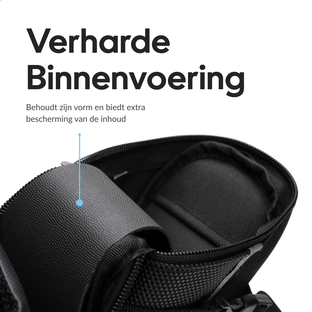 Dyken Zadeltas Fiets – Waterbestendige Fietstas Voor Zadel – 1,2 Liter – Zwart 6 Dyken Zadeltas Fiets – Waterbestendige Fietstas Voor Zadel – 1,2 Liter – Zwart – Image 6