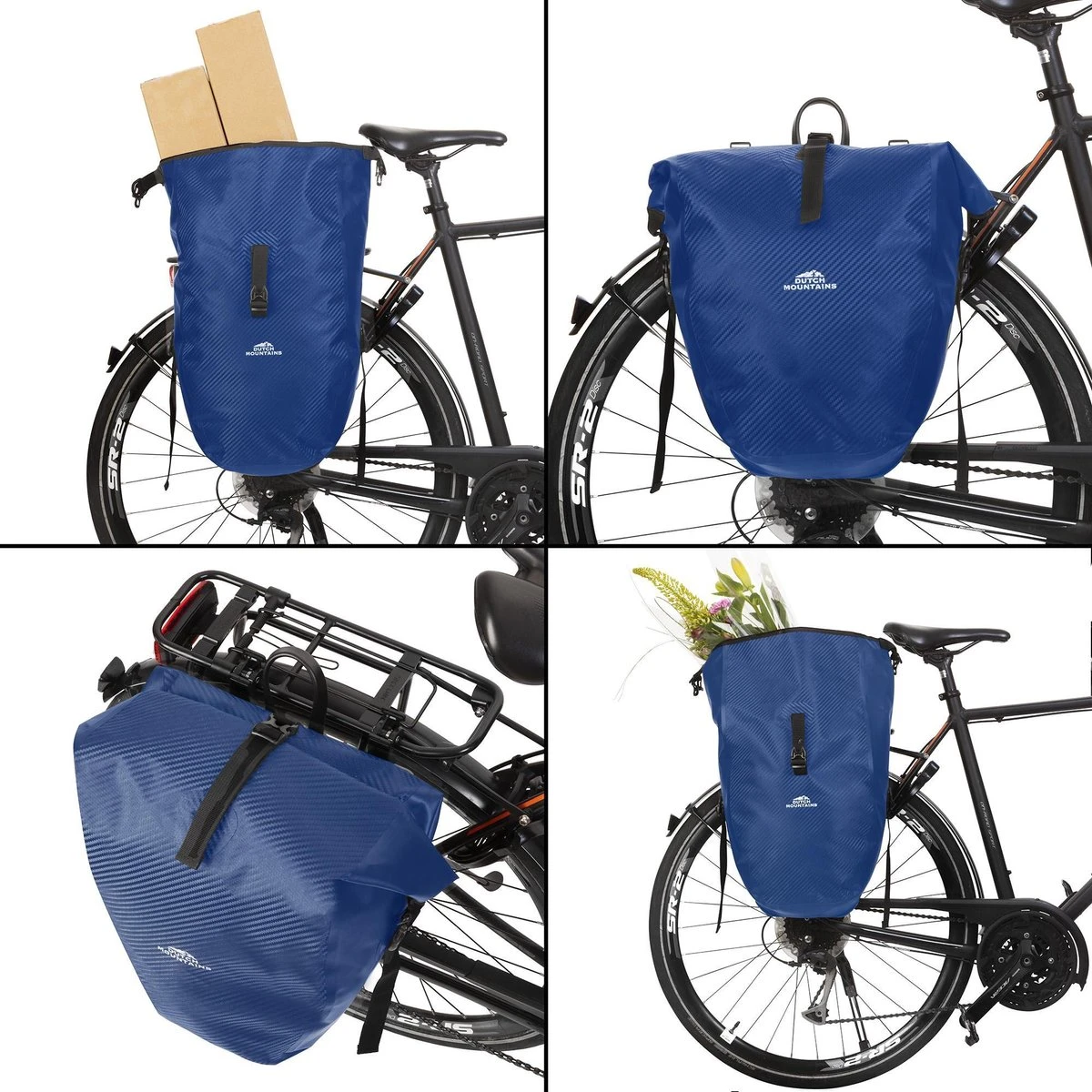 Dutch Mountains Enkele Fietstas | Sterke En 100% Waterdichte Fietstas En Schoudertas In 1 | 24 Liter | Blauw 10 Dutch Mountains Enkele Fietstas | Sterke En 100% Waterdichte Fietstas En Schoudertas In 1 | 24 Liter | Blauw – Image 10