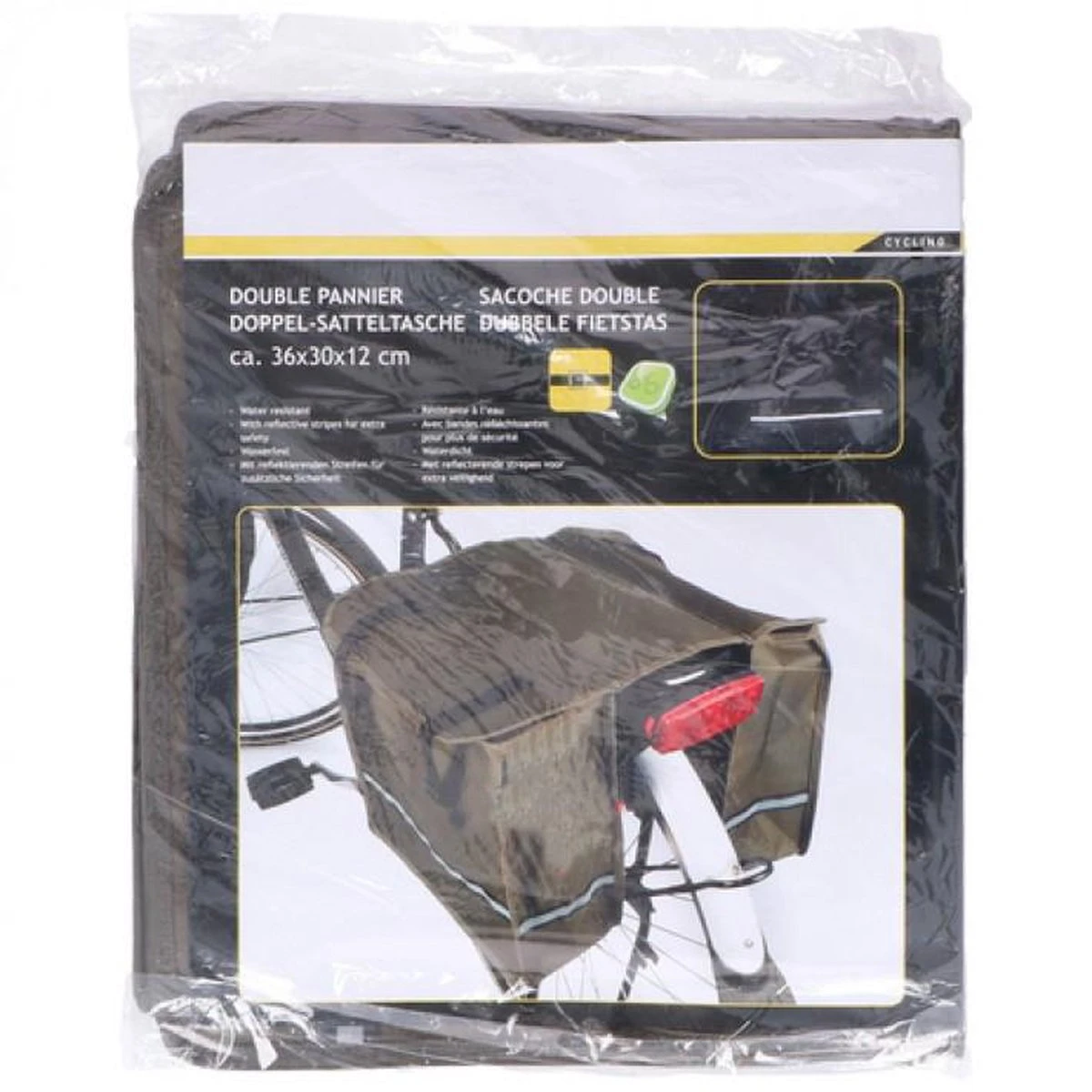 Dunlop Fietstas - Fietstassen - Dubbele Fietstas - Dubbele Fietstas 26 Liter Fietstas 2-zijdig | 2x 13L = 26 Liter Groen 2 Dunlop Fietstas - Fietstassen - Dubbele Fietstas - Dubbele Fietstas 26 Liter Fietstas 2-zijdig | 2x 13L = 26 Liter Groen – Image 2