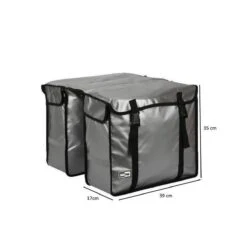 Lastpak Bisonyl Dubbele Fietstas - 46 L - Zilver 9 Lastpak Bisonyl Dubbele Fietstas - 46 L - Zilver -Velo Pour Tous 1200x1200 581