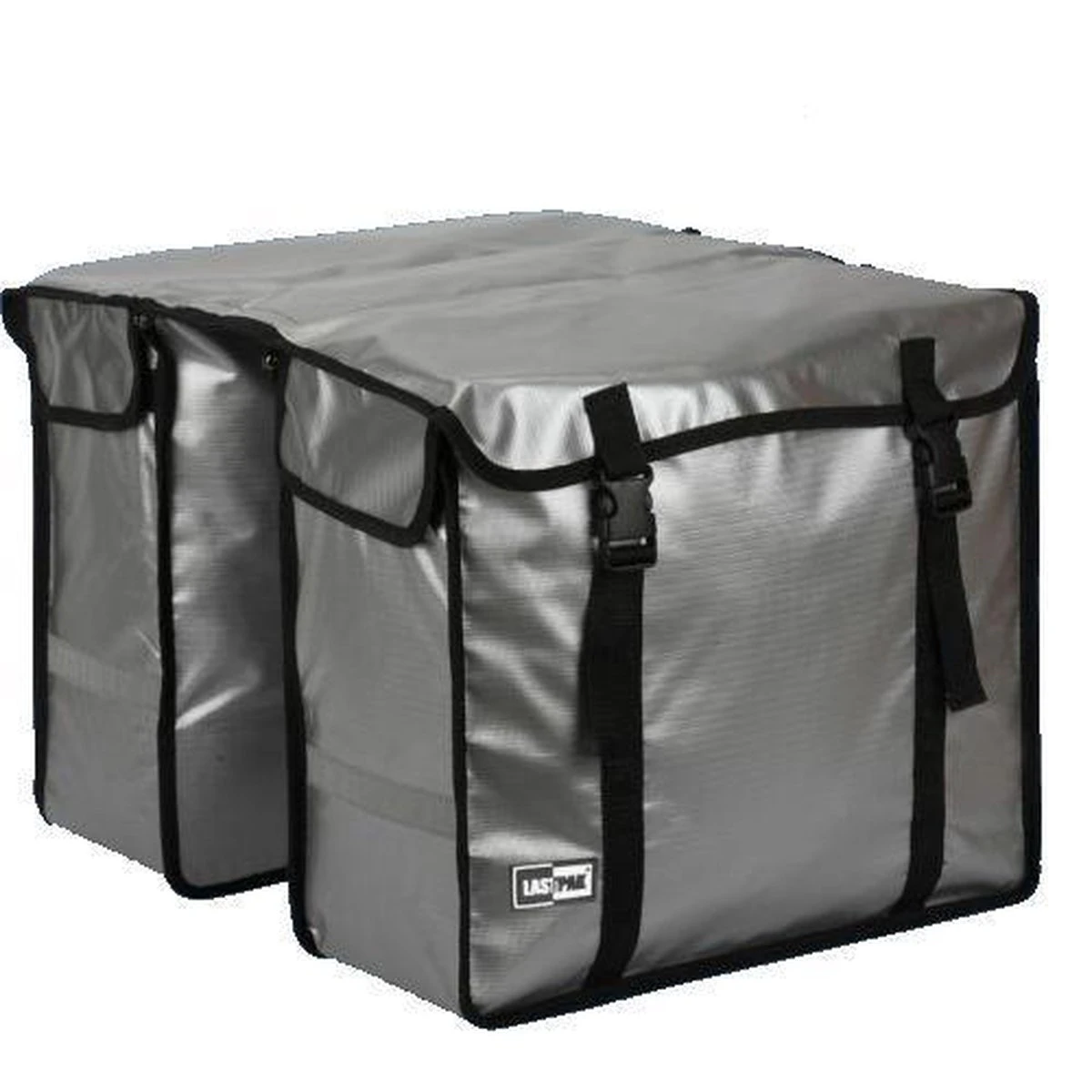 Lastpak Bisonyl Dubbele Fietstas - 46 L - Zilver 7 Lastpak Bisonyl Dubbele Fietstas - 46 L - Zilver – Image 7