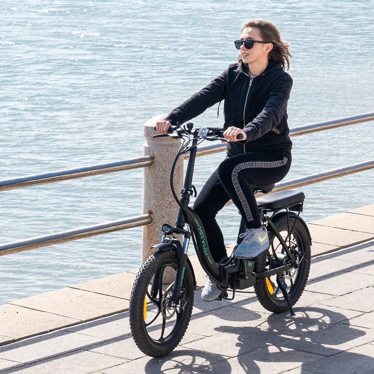 HITWAY Elektrische Fiets - E-Bike - 11,2Ah - 250 W - 20 Inch Fatbike 2 HITWAY Elektrische Fiets - E-Bike - 11,2Ah - 250 W - 20 Inch Fatbike – Image 2