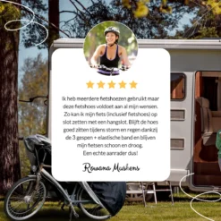 Vebics® Fietshoes Voor 1 Fiets Waterdicht - Elektrische Fiets - Fietsbeschermhoes - Stalling - Zwart -Velo Pour Tous 1200x1200 765