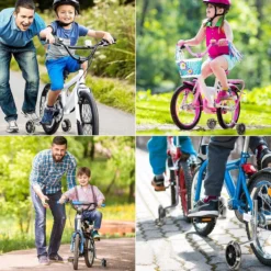 Bolke® - Zijwieltjes - 12-20 Inch - Zijwieltjes Met LED Lichtjes - Zijwieltjes Voor Kinderfiets - Blauw - 12 Inch/14 Inch/16 Inch/18 Inch/20 Inch - Zijwielen - Kinderfietsaccessoires -Velo Pour Tous 1200x1200 831