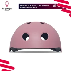 Kinderfietshelm Pro Sport Lights - Skate Fietshelm Voor Kinderen - Matt Roze Pink - Kinderhelm 50 - 56 Cm -Velo Pour Tous 1200x1200 938