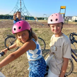 Kinderfietshelm Pro Sport Lights - Skate Fietshelm Voor Kinderen - Matt Roze Pink - Kinderhelm 50 - 56 Cm -Velo Pour Tous 1200x1200 943