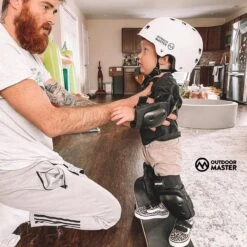 OutdoorMaster Helm Voor Kinderen – Fietselm Kinderen – SkateHelm Kindren – Sporthelm – Jongens – Meisjes – Wit – Maat M (52-56) -Velo Pour Tous 1200x1200 974