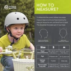 OutdoorMaster Helm Voor Kinderen – Fietselm Kinderen – SkateHelm Kindren – Sporthelm – Jongens – Meisjes – Wit – Maat M (52-56) -Velo Pour Tous 1200x1200 977
