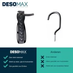 Fiets Ophangsysteem Ophangbeugel En Muurbeugel DesoMax® Muurhaak - Muurbevestiging Voor Met De Wiel Aan De Muur - Wandhouder - Fietshaak 11 Fiets Ophangsysteem Ophangbeugel En Muurbeugel DesoMax® Muurhaak - Muurbevestiging Voor Met De Wiel Aan De Muur - Wandhouder - Fietshaak -Velo Pour Tous 1200x1200 998