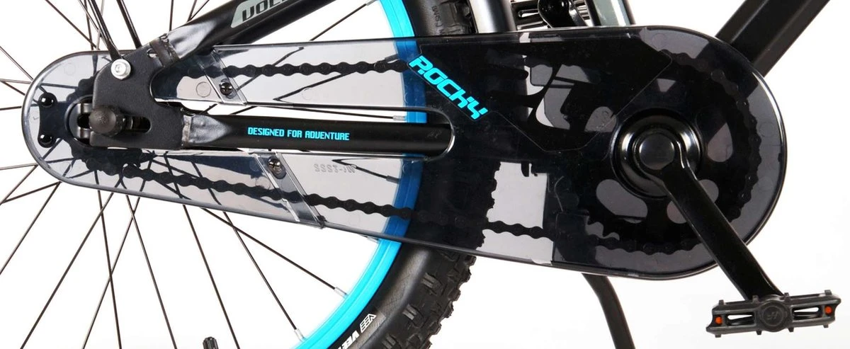 Volare Rocky Kinderfiets - 20 Inch - Zwart - 95% Afgemonteerd - Prime Collection 4 Volare Rocky Kinderfiets - 20 Inch - Zwart - 95% Afgemonteerd - Prime Collection – Image 4