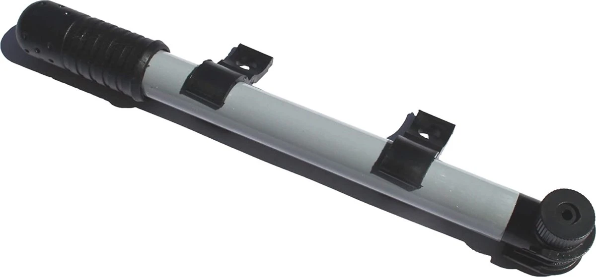 Orange85 Handpomp - Fietspomp - 25 Cm - Zwart - Zilver 1 Orange85 Handpomp - Fietspomp - 25 Cm - Zwart - Zilver