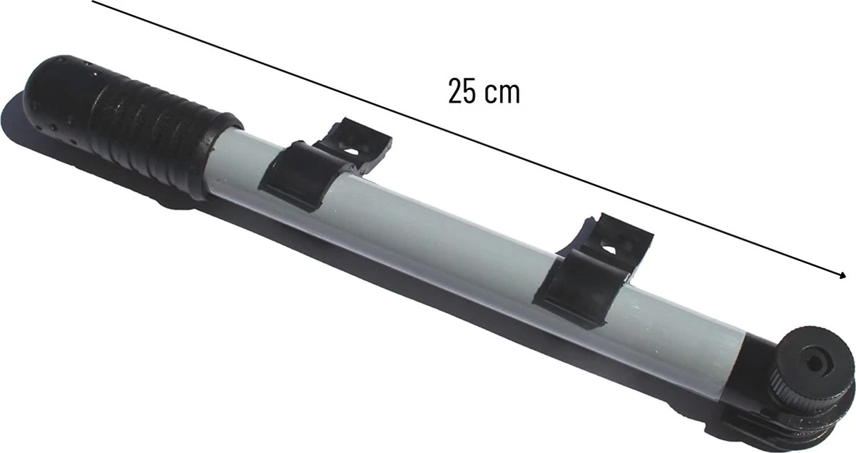 Orange85 Handpomp - Fietspomp - 25 Cm - Zwart - Zilver 5 Orange85 Handpomp - Fietspomp - 25 Cm - Zwart - Zilver – Image 5