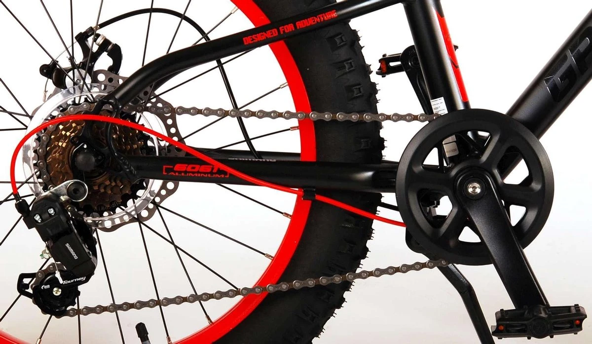 Volare Gradient Kinderfiets – Jongens – 20 Inch – Zwart Oranje Rood – 6 Speed – Prime Collection 10 Volare Gradient Kinderfiets – Jongens – 20 Inch – Zwart Oranje Rood – 6 Speed – Prime Collection – Image 10