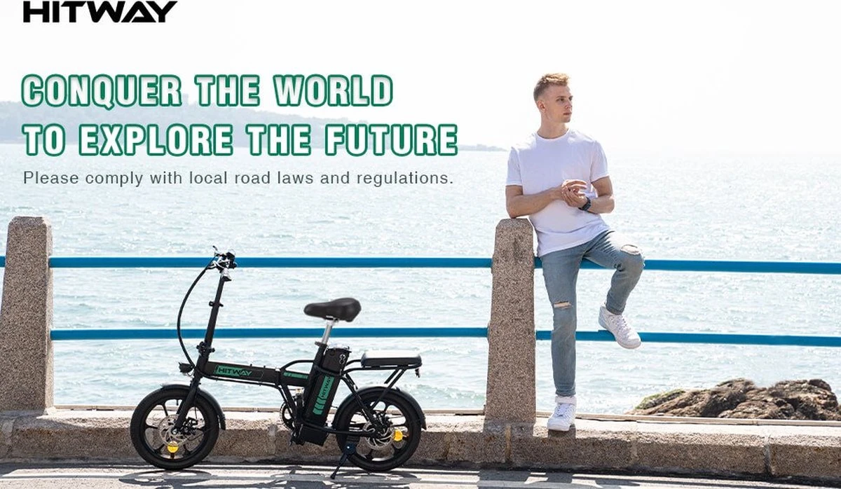 HITWAY Elektrische Fiets Met 36V 7.5Ah Verwijderbare Batterij, Bereik Tot 75 Km Lange Afstand Elektrische Fiets 16 Inch, 250W Achtermotor E-Citybike Holland Bike 7 HITWAY Elektrische Fiets Met 36V 7.5Ah Verwijderbare Batterij, Bereik Tot 75 Km Lange Afstand Elektrische Fiets 16 Inch, 250W Achtermotor E-Citybike Holland Bike – Image 7