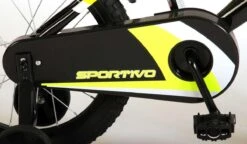 Volare Sportivo Kinderfiets - Jongens - 16 Inch - Neon Geel Zwart - 95% Afgemonteerd -Velo Pour Tous 1200x699