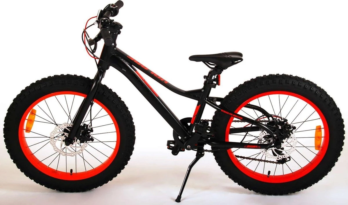 Volare Gradient Kinderfiets – Jongens – 20 Inch – Zwart Oranje Rood – 6 Speed – Prime Collection 15 Volare Gradient Kinderfiets – Jongens – 20 Inch – Zwart Oranje Rood – 6 Speed – Prime Collection – Image 15