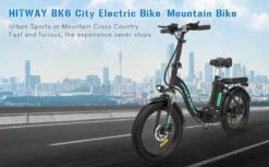 HITWAY E-bike Elektrische Fiets 20" Vouwfiets Met Dikke Banden, 250W/36V/11,2Ah Accu, 35-90 Km, Offroad-mountainbike Met Shimano 7 Versnellingen, CityBike Voor Heren En Dames -Velo Pour Tous 1200x742 5