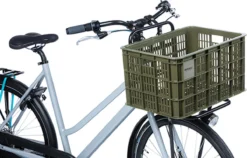 Basil Fietskrat L - Groot - 40 Liter - Groen -Velo Pour Tous 1200x767 6